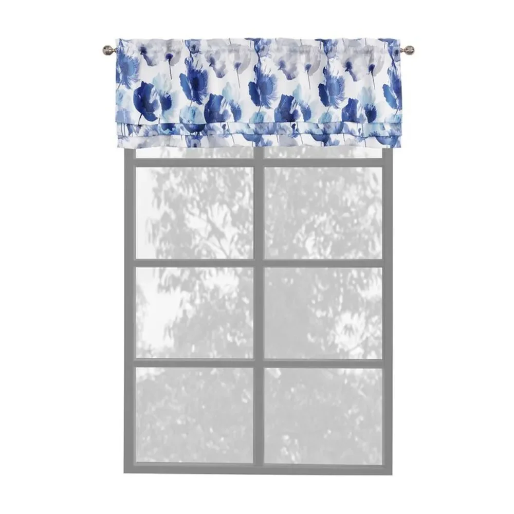 PowerSellerUSA 2-PACK Floral Modern Room Darkening Window Curtain for